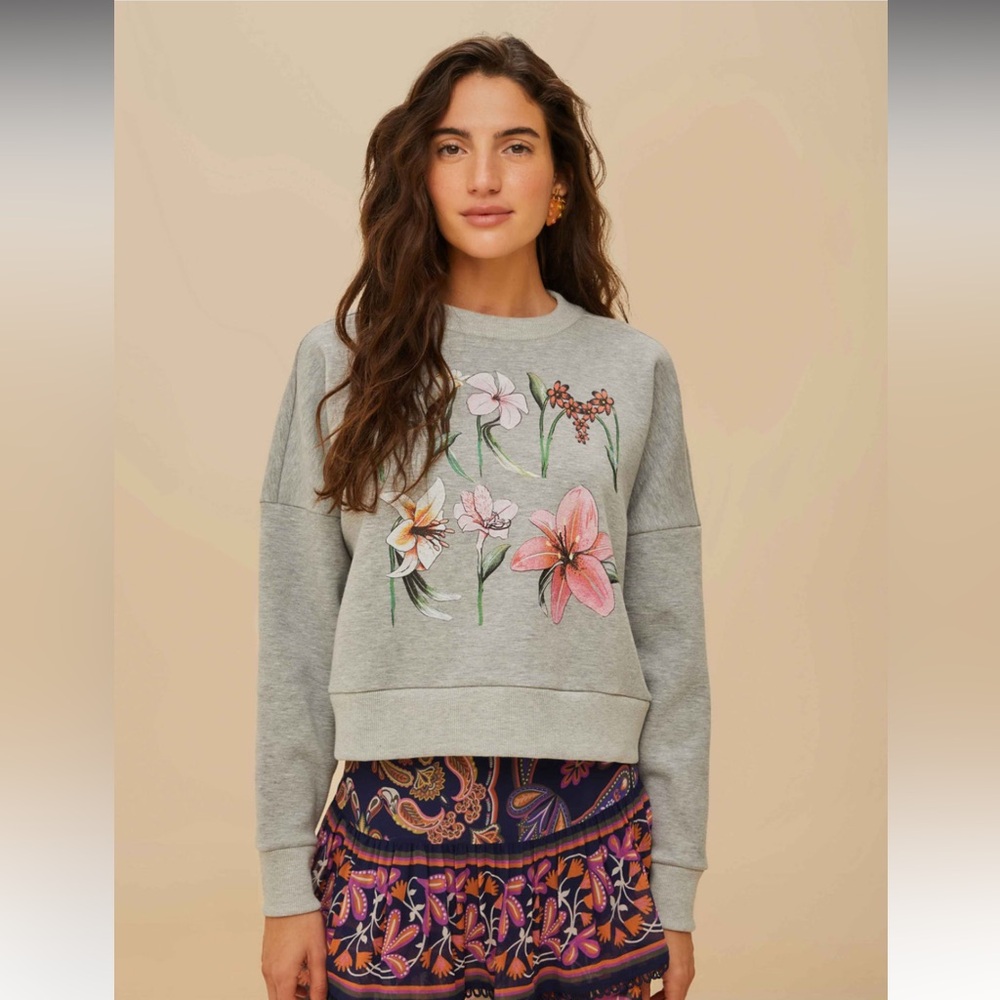 Farm Rio flowers pullover